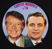 Carter–Mondale campaign button
