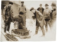Sewer crew at work, Minneapolis
