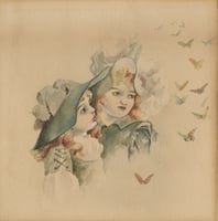 "Two Girls in Green"