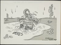 Cartoon depicting Minnesota Republicans after the 1978 election