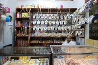 Saluma Omar in her jewelry shop inside Karmel Mall