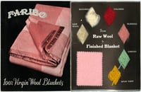 Color image if Faribault Woolen Mill Company textile sample book, c.1935.