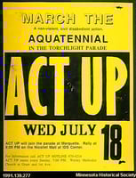 ACT UP handbill