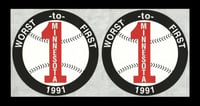 Minnesota Twins Worst to First sticker