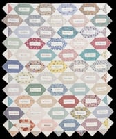 Daughters of Norway quilt, ca. 1945