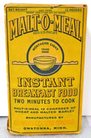 Malt-O-Meal box, ca. 1925. Used with the permission of Northfield Historical Society.