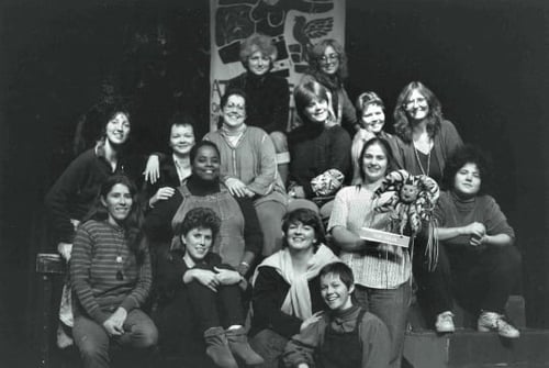 At the Foot of the Mountain Theater company, 1983.