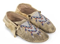 Dakota beaded moccasins