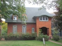 Color image of the Ernest Sperry House, 2163 Iglehart, St. Paul designed in 1908. Photograph by Paul Nelson, September 29, 2014.