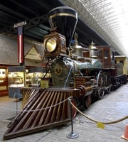 Color image of the William Crooks locomotive, ca. 2000.