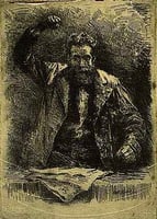 The Socialist, 1885. Etching on paper by Robert Koehler.