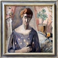 Clara Mairs’ Self Portrait, 1960. Oil on canvas by Clara Mairs.
