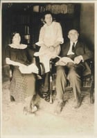 Anna Dickie Oleson with her husband and daughter