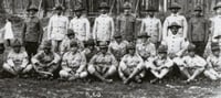 Black and white photograph of enlisted men of the Sixteenth Battalion, Minnesota Home Guard, c.1918.