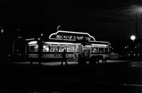 Photograph of Mickey's Diner take in 1980 by Henry B. Hall.