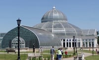 Color image of the Como Park Conservatory in St Paul, 2006.