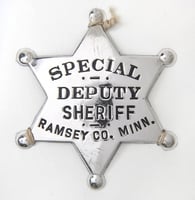 Special Deputy Sheriff, Ramsey County badge