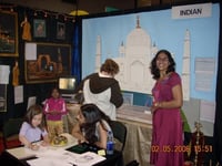 India booth at the 2008 Festival of Nations
