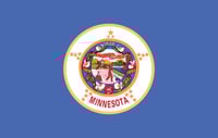 Minnesota state flag, 1983–2023