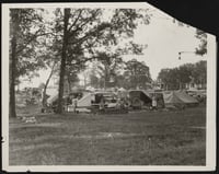 Campers at Cherokee Tourist Camp, 1923