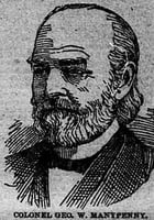 Black and white illustration of George W. Manypenny, commissioner of Indian affairs, c.1860.