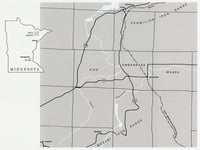 Map of Embarrass and adjoining townships in central St. Louis County