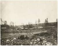 First mine on the Mesabi Range, near Mountain Iron, ca. 1892.