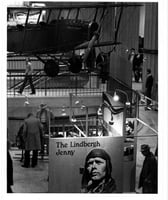 Lindbergh Jenny exhibit, Northwestern National Bank