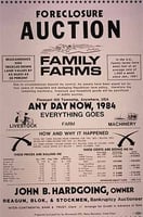 Foreclosure auction poster