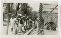 Children from Phyllis Wheatley House visiting Como Zoo, 1934.