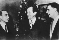 Hubert Humphrey, Walter Mondale, and Charles Turck