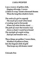 “I am a Weaver,” 1925