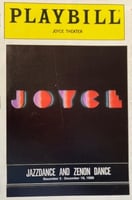Joyce Theater playbill