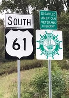 US Highway 61 sign