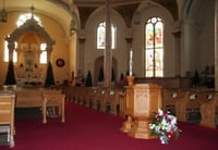 Interior of the Basilica of St. Stanislaus Kostka