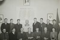 Black and white photograph of Socialist Workers Party members, ca.1941.