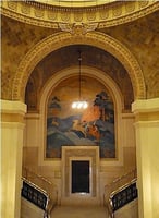 Stearns County Courthouse mural by Elsa Jemne