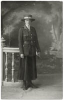 Black and white photograph of Red Cross worker Julia Gray, ca. 1919.