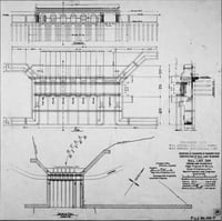 Gull Lake Dam construction diagram