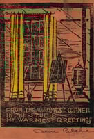 Holiday card made by Gene Ritchie