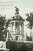 Colorized Hermann Monument postcard, ca. 1908.