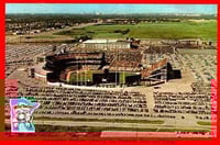 Color image of Metropolitan Stadium, Home of the Minnesota Twins and Vikings, ca. 1960.