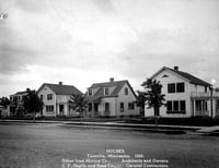 Oliver-built homes in Taconite, 1920. Similar to those built in Marble, Oliver built homes in nearby Taconite to accommodate for the growing Canisteo District population and workforce.