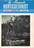 Minnesota Horticulturist magazine cover, June, 1958.