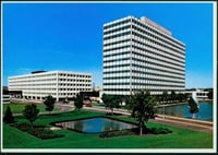 3M headquarters in Maplewood, ca. 1960. Early in the 1960s, 3M moved their headquarters from St. Paul to nearby Maplewood, where they remain today.