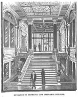 Germania Life Insurance Building entrance