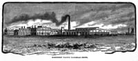 Engraving of the Como Shops published in Northwest magazine (April 1886, page 12).