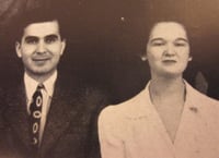 Max and Carol Shulman, ca. 1940s. From a 1940s issue of Ski-U-Mah, the University of Minnesota’s humor magazine, available on microfilm at the Minnesota Historical Society.