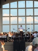 Minneapolis Pops perform at the Lake Harriet bandshell