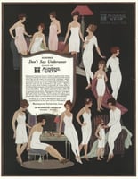 Munsingwear Advertisement, featuring women's underwear